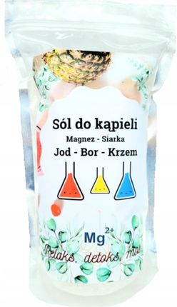 MGM - sól do kąpieli Epsom, Jod-Bor-Krzem, 1,5 kg