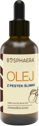 BOSPHAERA - Olej z pestek śliwki, pielęgnacja skóry suchej oraz ze zmarszczkami, 50 ml