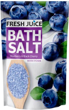 Fresh Juice - sól do kąpieli Blueberry and Black Cherry, 500 g