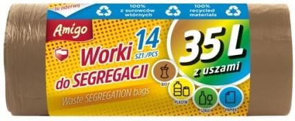 Amigo Worki do segregacji bio 35l 14szt