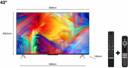 Telewizor TCL 43P637 43 cale 4K UHD - zdjęcie 2
