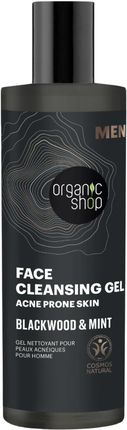Organic Shop Men - Face Cleansing Gel, żel do mycia twarzy, 200 ml