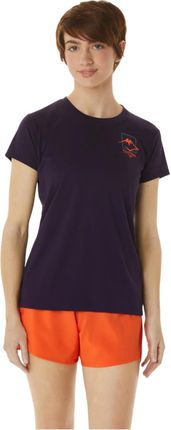 T-shirt, koszulka damska ASICS Fujitrail Logo SS Top Tee 2012C395-500 Rozmiar: L