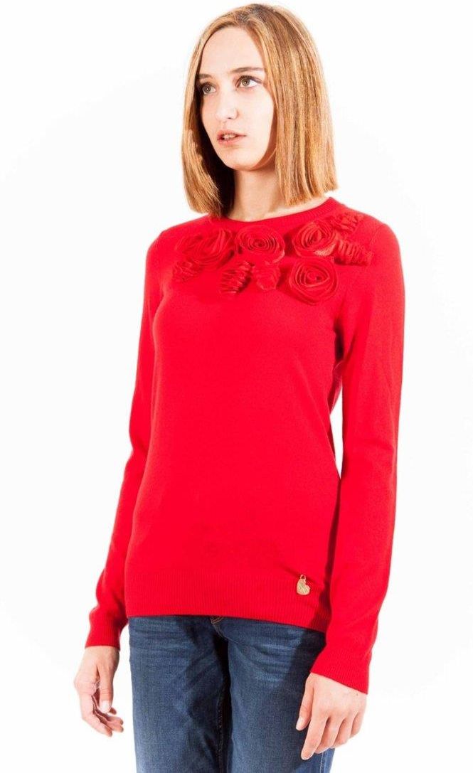 CZERWONY SWETER LOVE MOSCHINO DAMSKI - Ceny i opinie - Ceneo.pl