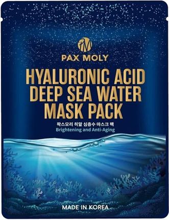 Pax Moly - ultra nawilżająca maska ​​w płachcie, Deep sea water, 25 ml