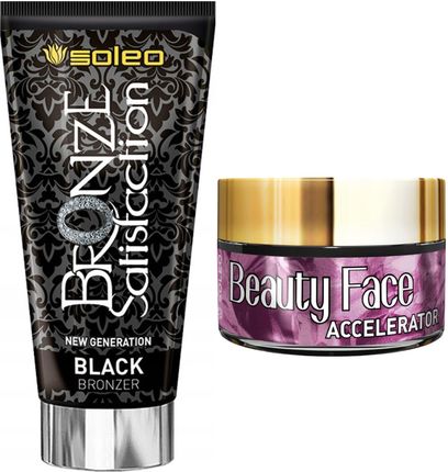 Soleo Black Bronzer Satisfaction + Słoiczek Beauty Face