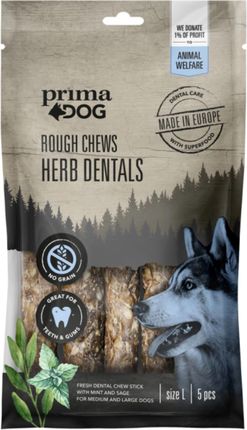 Primadog Rough Chews Dental Ziołowa Kość Do Żucia Dla Psa 15Cm