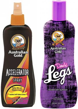 Australian Gold Accelerator W Spray + Dark Legs Do Nóg