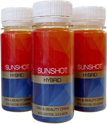 Tan Beauty Sunshot Hybrid Drinki Do Opalania x3szt