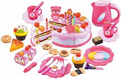 Zabawka Multistore Zestaw Urodzinowy - Tort Do Krojenia 80 Elementów MUL-HC324745 (WD-H58)