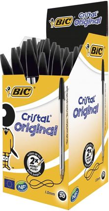 Bic Długopis Cristal Original Czarny (50Szt)