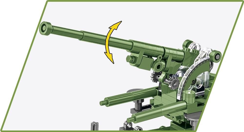 COBI Historical Collection WWII Canon de 90mm Modele 39