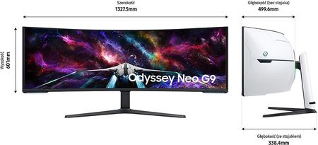 Monitor Samsung 57 Odyssey Neo G9 (LS57CG952NUXEN) - Opinie