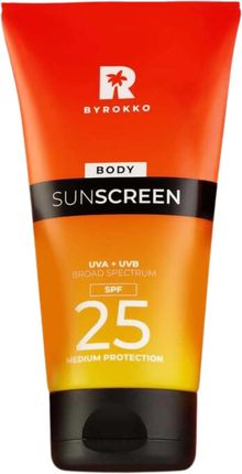 Byrokko Body Sunscreen SPF25 Krem Chroniący Przed Słońcem