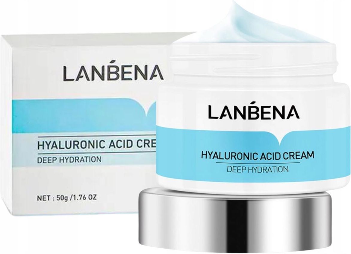 Lanbena Hyaluronic Acid Cream Nawilżający Krem do Twarzy 50g Opinie i