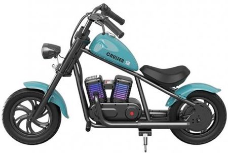 Hyper Gogo Motocykl Elektryczny Dla Dzieci Cruiser 12 Plus 160W 5,2Ah Bluetooth Led Niebieski