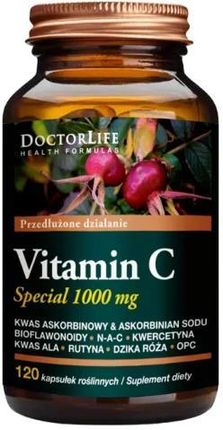 Vitamin C Special 1000Mg O Przedłużonym Działaniu 120 Kap Doctor Life