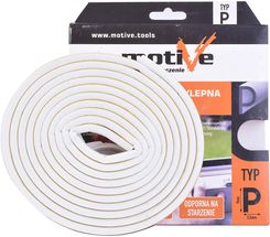 Zdjęcie Motive Uszczelka Samoprzylepna Do Okien I Drzwi Typu P Biała 6M - Szadek