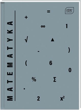 Interdruk Brulion A5 80K W Kratkę Twarda Oprawa Matematyka