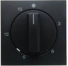 Berker Element Centralny Z Pokrętłem Regulacyjnym Do Mechanicznego Łącznika Czasowego 0-15 Min. Antracyt B.1/B.3/B.7 Glas ( 16321606 )