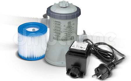 Intex Pompa Filtrująca Do Basenów + Transformator 12V 1250 l/h 28602Gs
