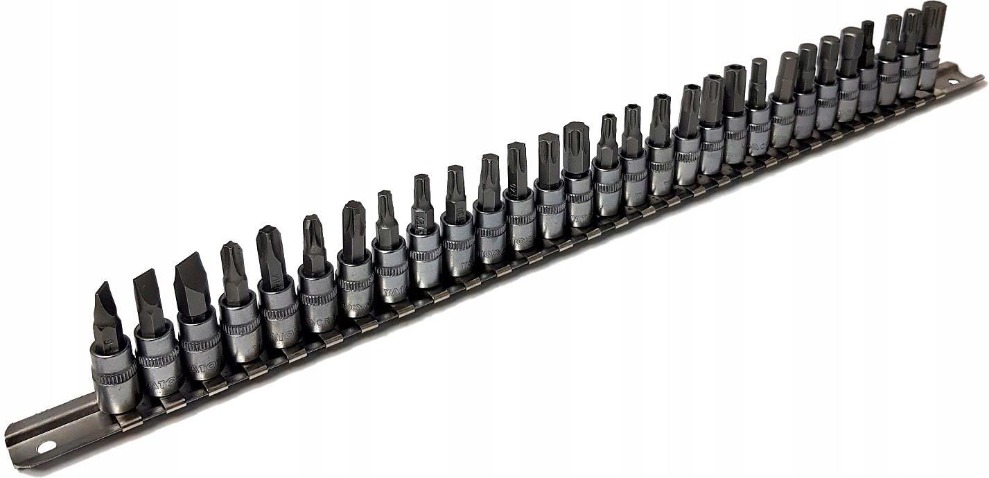 Yato Zestaw Nasadek 1/4 Bity Torx Hex Spline 29El YTA000129