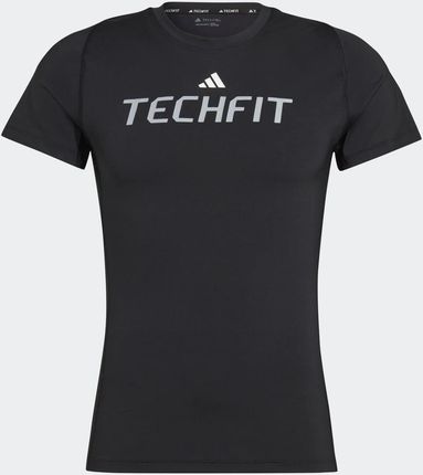 Męska Koszulka z krótkim rękawem Adidas M Techfit GR T Hz9686 – Czarny