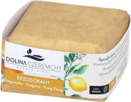 Dolina Czeremchy - dezodorant w kostce o zapachu cytrusowym, 70 g