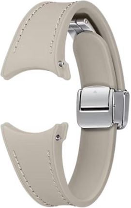 Samsung D-Buckle Hybrid Eco-Leather 20mm S/M do Galaxy Watch6 Beżowy (ET-SHR93SAEGEU)