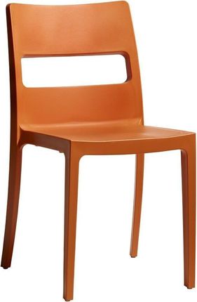 Scab Design Krzesło Sai Pomarańczowe Z Tworzywa 16399