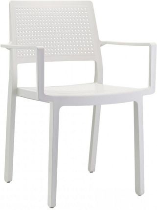 Scab Design Krzesło Emi Arm Biały Z Tworzywa 16415