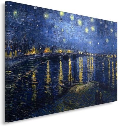 Feeby Obraz Na Płótnie Reprodukcja Obrazu V. Van Gogha Gwiaździsta Noc 100X70 828183