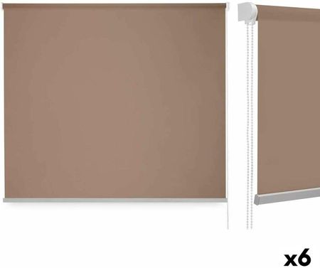 Gift Decor Roleta 180X180 Cm Beżowy Materiał Plastikowy (6 Sztuk) 756941