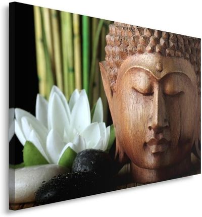 Feeby Obraz Na Płótnie Budda Bambus Zen Spa 100X70 828847