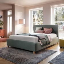 Comforteo Łóżko Basic Tapicerowane 100X200 Pojemnik Bez Pojemnika Tkanina Grupa V Wysokość Wezgłowia 120 Cm 2805_122816