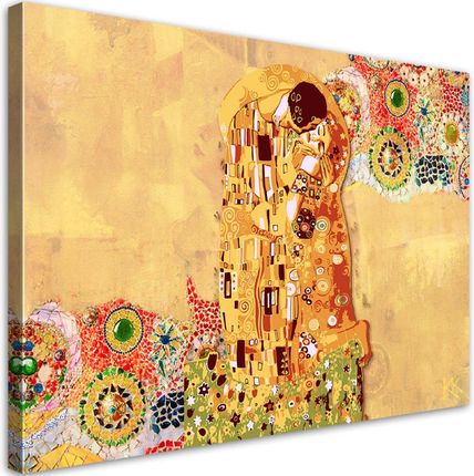 Feeby Obraz Na Płótnie Gustav Klimt Spełnienie Kobieta Abstrakcja 100X70 831987