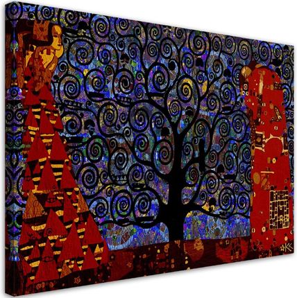 Feeby Obraz Na Płótnie Gustav Klimt Drzewo Życia Abstrakcja 120X80 832065