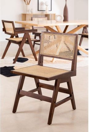 Krzesło Drewniane Z Plecionką Wiedeńską Kiemer Brązowy 20506_17