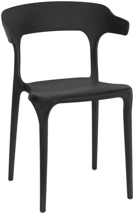 Elior Czarne Minimalistyczne Krzesło Kuchenne Eldorado 3X 29835