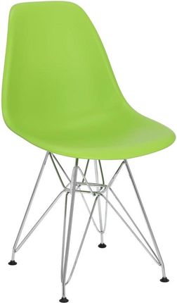 D2.Design Krzesło P016 Pp Zielone Chromowane Nogi 3258037
