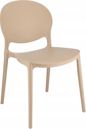 Beige Design Krzesło Plastikowe Salon Taras Krzesło Beżowe Beige Design Plastikowe Salon Taras 14182776653