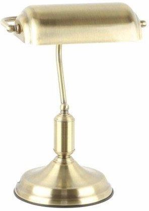 Zuma Line Lampa Biurkowa Roma Antyczny Mosiądz 1X E27 Max 40W A2048-Gld