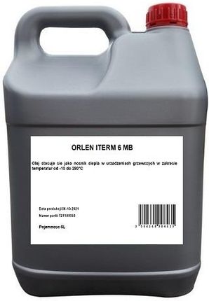 ORLEN ITERM 6MB olej termiczny grzewczy 5L