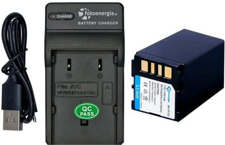 Bateria do JVC BN-VF733 BN-VF733U VF733 BN-VF707U [3300 mAh] + ładowarka USB