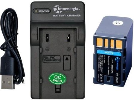 Bateria do JVC BN-VF823 chip BN-VF808 VF815 [2190 mAh] + ładowarka USB