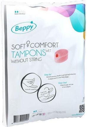 Joydivision Beppy Soft+Comfort Tampon Wet Bez Sznurka 30 szt.