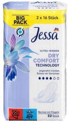 Jessa Podpaski Dry Comfort Ultra 32 szt.