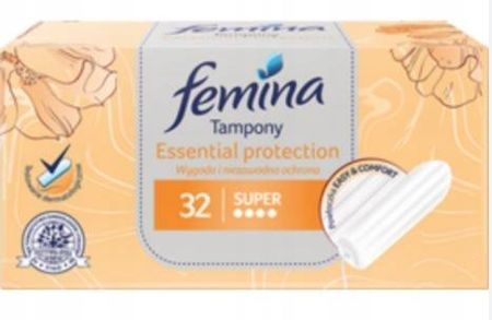 Femina Tampony Essential Protection 32 szt.