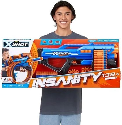 X-Shot Insanity Mad Mega Barrel 36609 - Ceny i opinie - Ceneo.pl