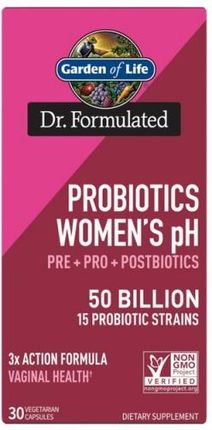 Garden Of Life Dr. Formułowane Probiotyki Dla Kobiet Ph 50 30Kaps.